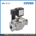 Electromagnetic solenoid pulse valve diaphragm